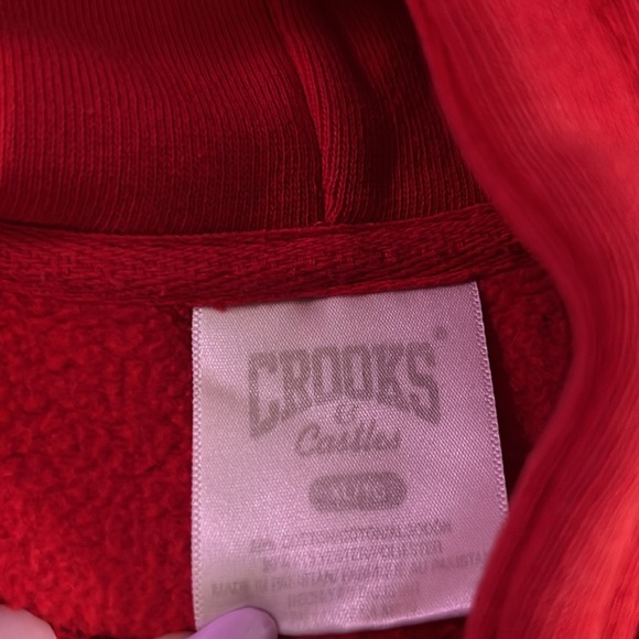 Crooks & Castles Red Men's Sweater - Picture 4 of 7